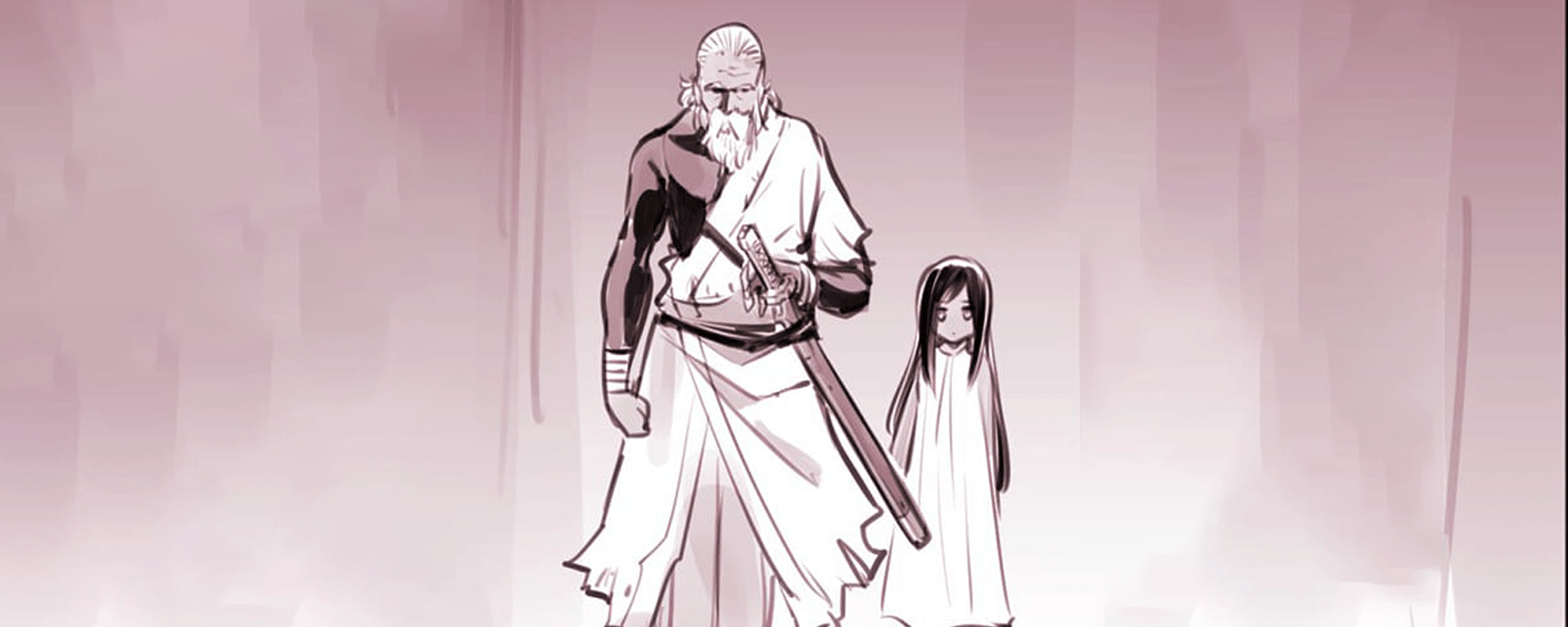 Old Swordsman and the Kid bannerkép